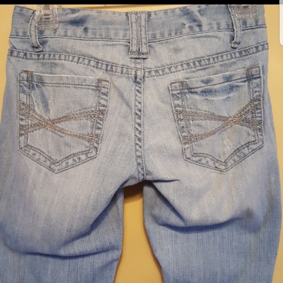Aeropostale Distressed Jeans Chelsea Boot Cut - Picture 4 of 6
